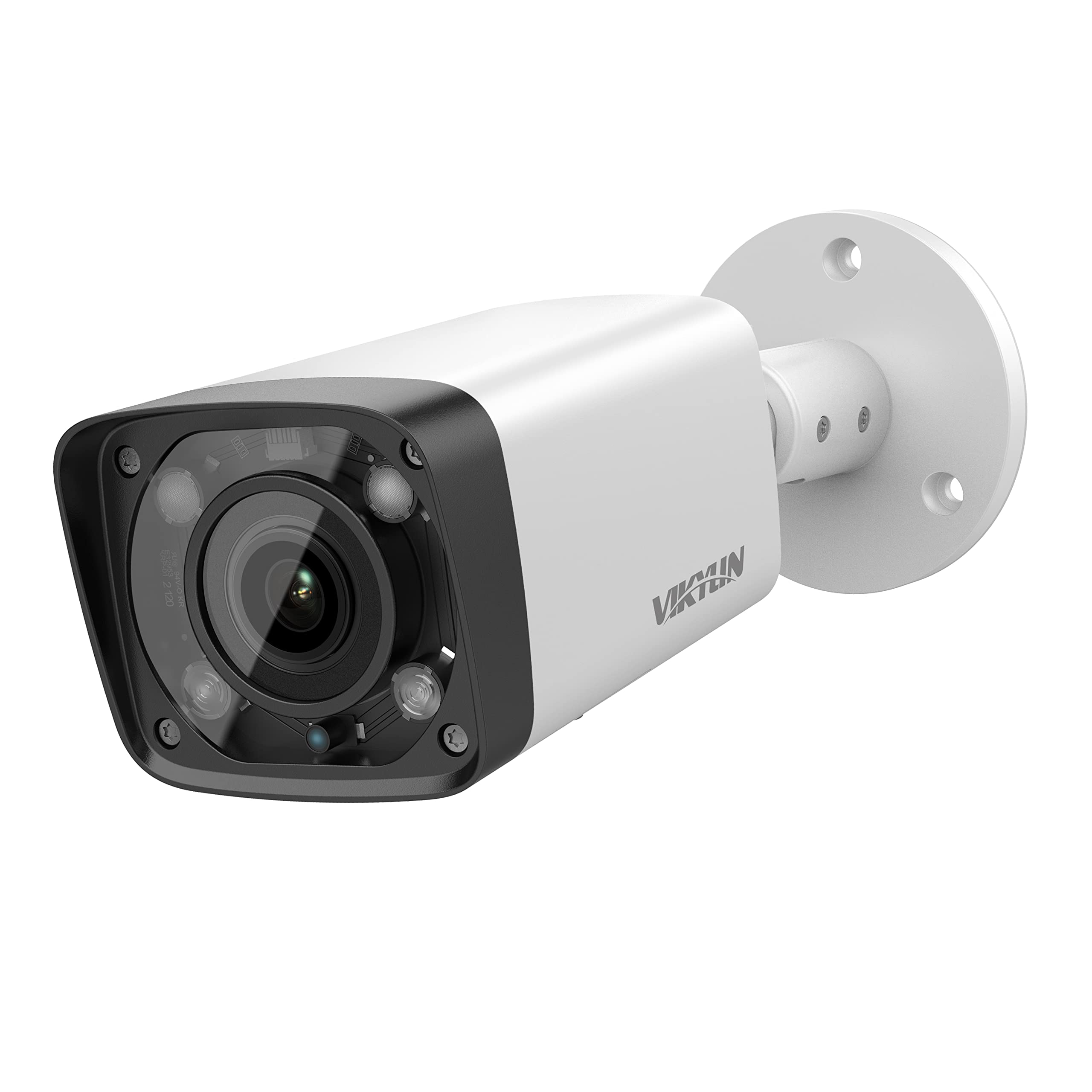 VIKYLIN4K 8MP PTZ POE Camera Outdoor, 20x Optical Zoom Pan Tilt, Human Auto Tracking and Auto Cruise, 2-Way Audio, Human Vehicle Detection, 393ft IR Night Vision, MicroSD Slot