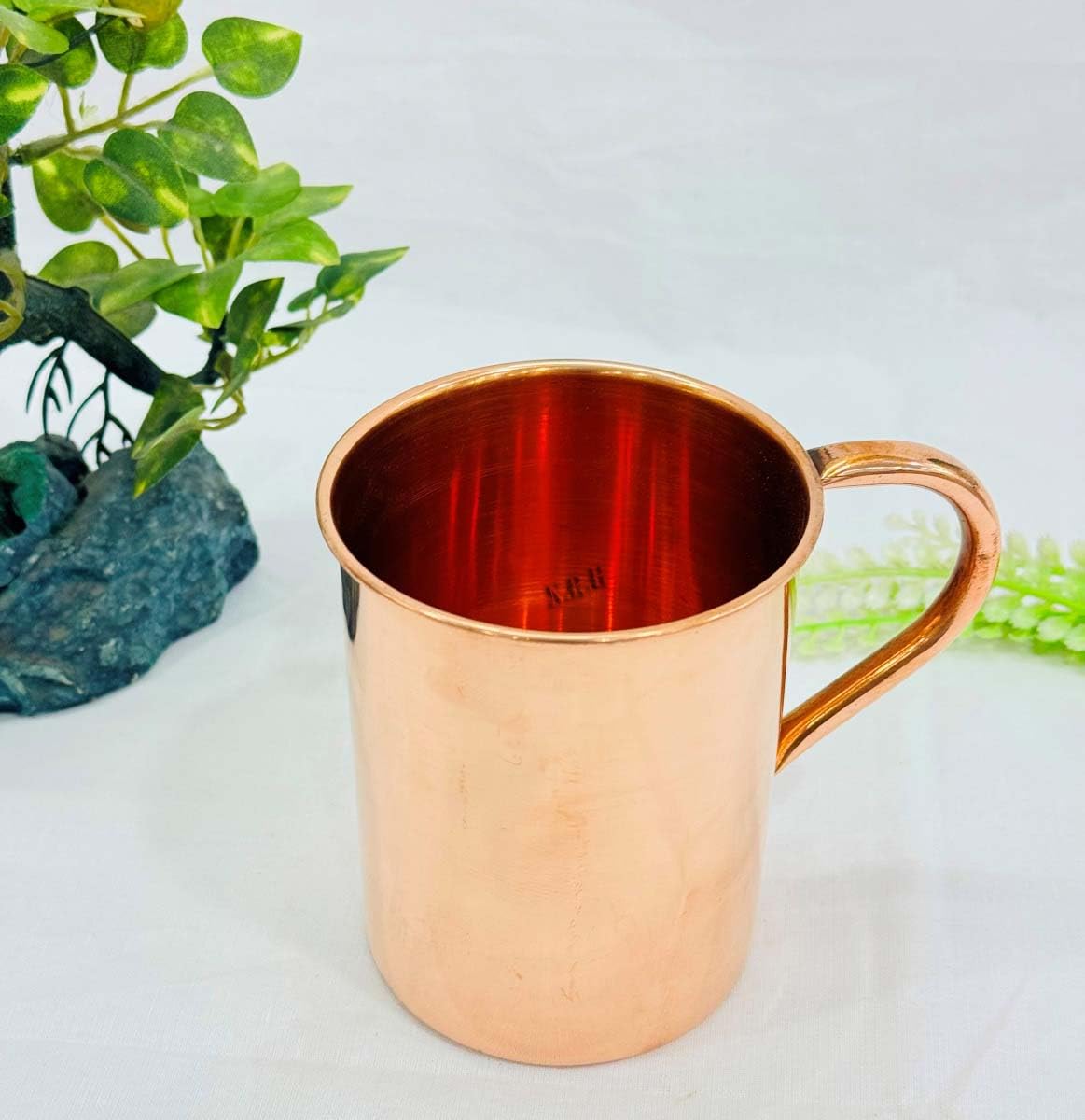 Nautical Replica Hub 14 Oz Moscow Mule Pure Copper Mug Cups for Drinking Gifts for Him Her Genuine Copper Mugs for Moscow Mules Real Solid Tankard Cup