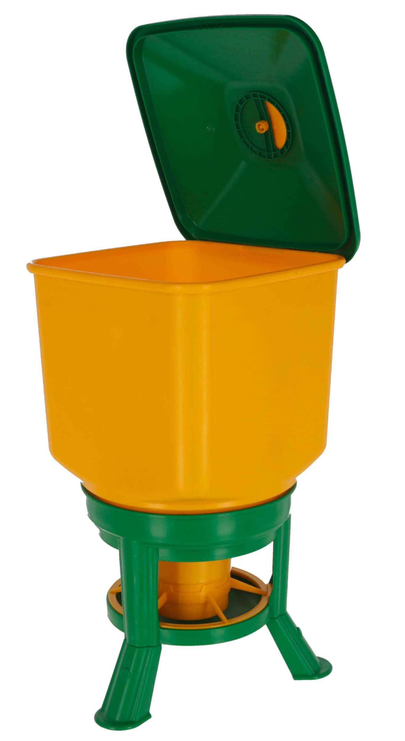 Novital Kubic karmnik 20 kg - idealny dla średnich i dużych kurczaków, indyków i gallinaceae