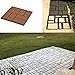 go2buy 3PCS Paving Pavement Concrete Mould Stepping Stone Mold Garden Lawn Path Paver Walk, 23.8 x 19.9 x 1.7