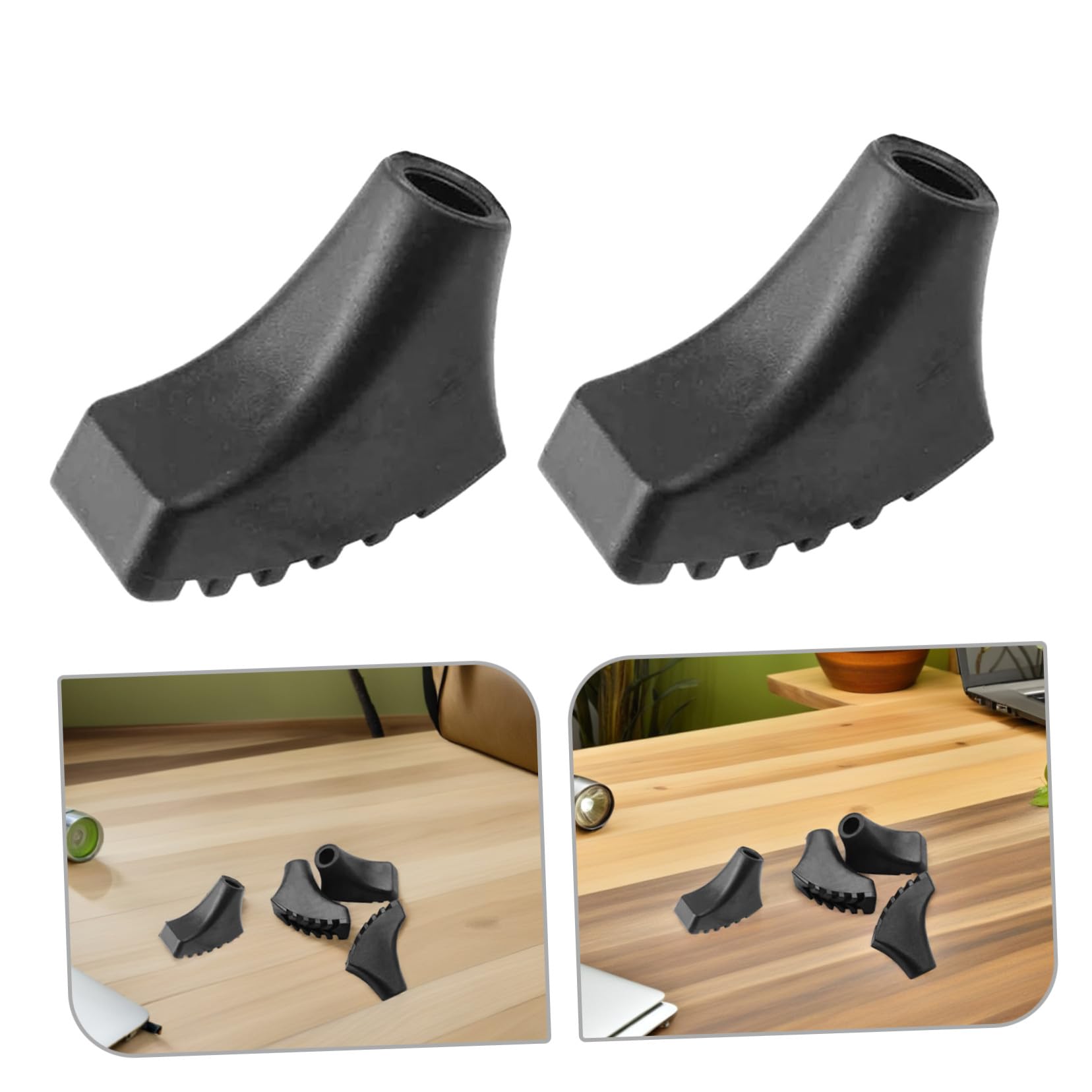 Anneome 12piezas Funda de Goma para Pies de Bastones de Senderismo Puntas de Repuesto Accesorios para Trekking Camping y Escalada