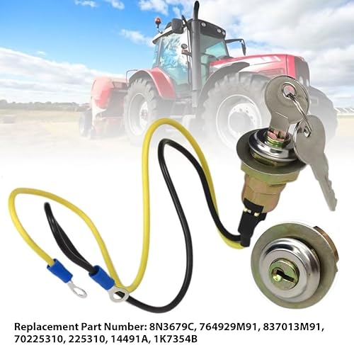 Miniatura 4 de Interruptor de llave de encendido para Ford Tractor 9N 2N 8N NAA Jubilee 501 600 601 700 701 800 801 900 901 1801 2000 4000 1939-1964 8N3679C