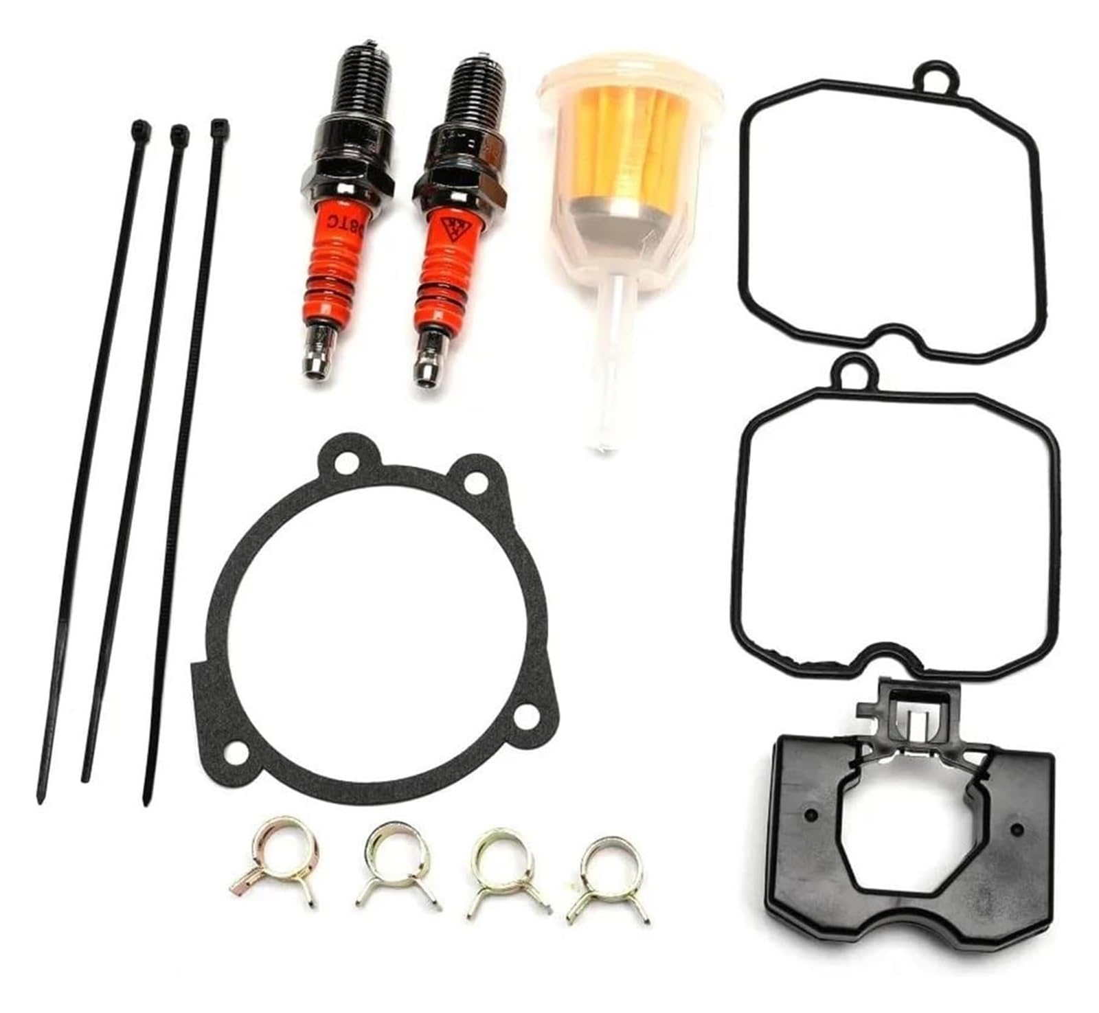 Kit Reparación Carburador para Harley para Davidson para Keihin CV Carburador 1990-2018 con Tornillo Ralentí Bujía Filtro Combustible Jet 27006-88 Accesorios Kit De Reconstrucción