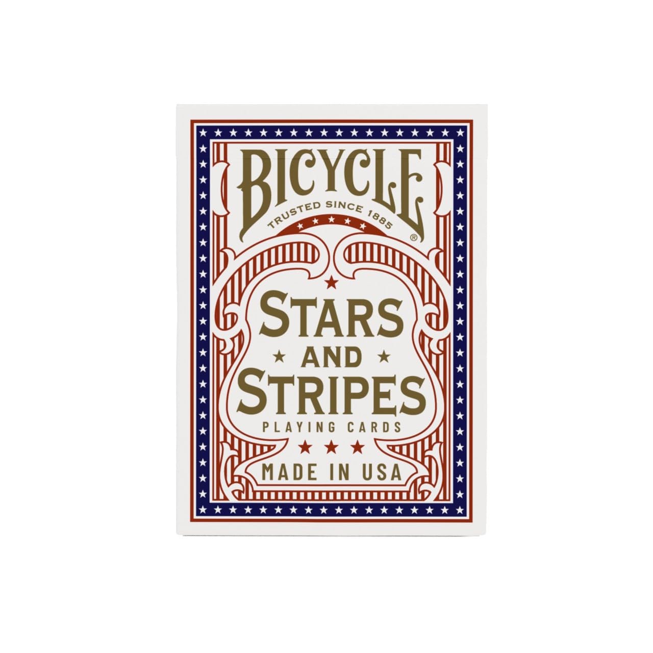Amazon.com: Bicycle Stars and Stripes Playing Card, American