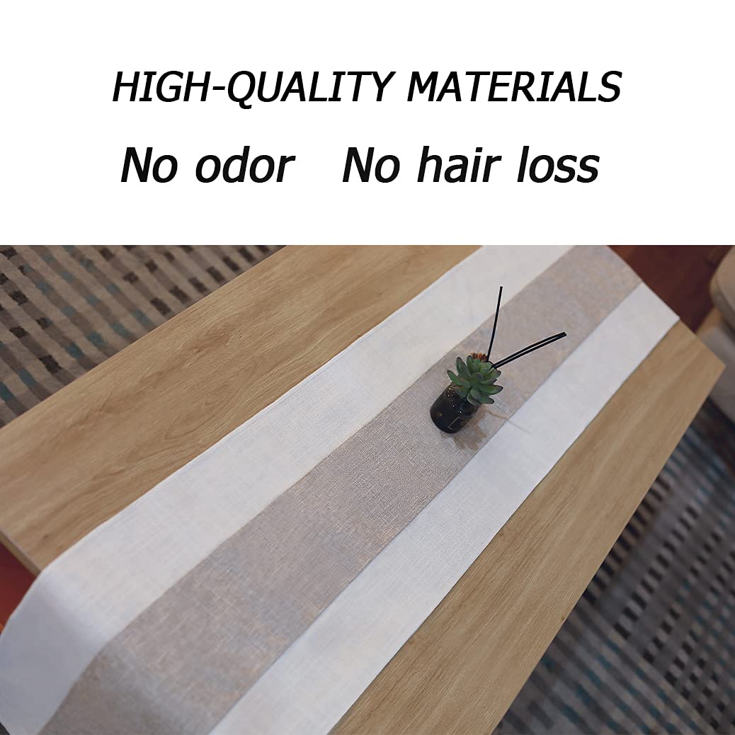 Tischläufer Aus Leinen, 180 X 30 Cm, Naturweiß/beige, Retro Slub-Stoff Für Weihnachten, Hochzeit & Deko