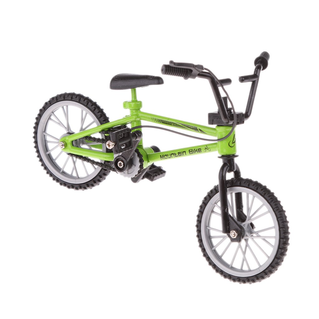 Adult Imported Finger Mountain Bike Bmx Fixie Bicycle Creative Toy Gift- Green