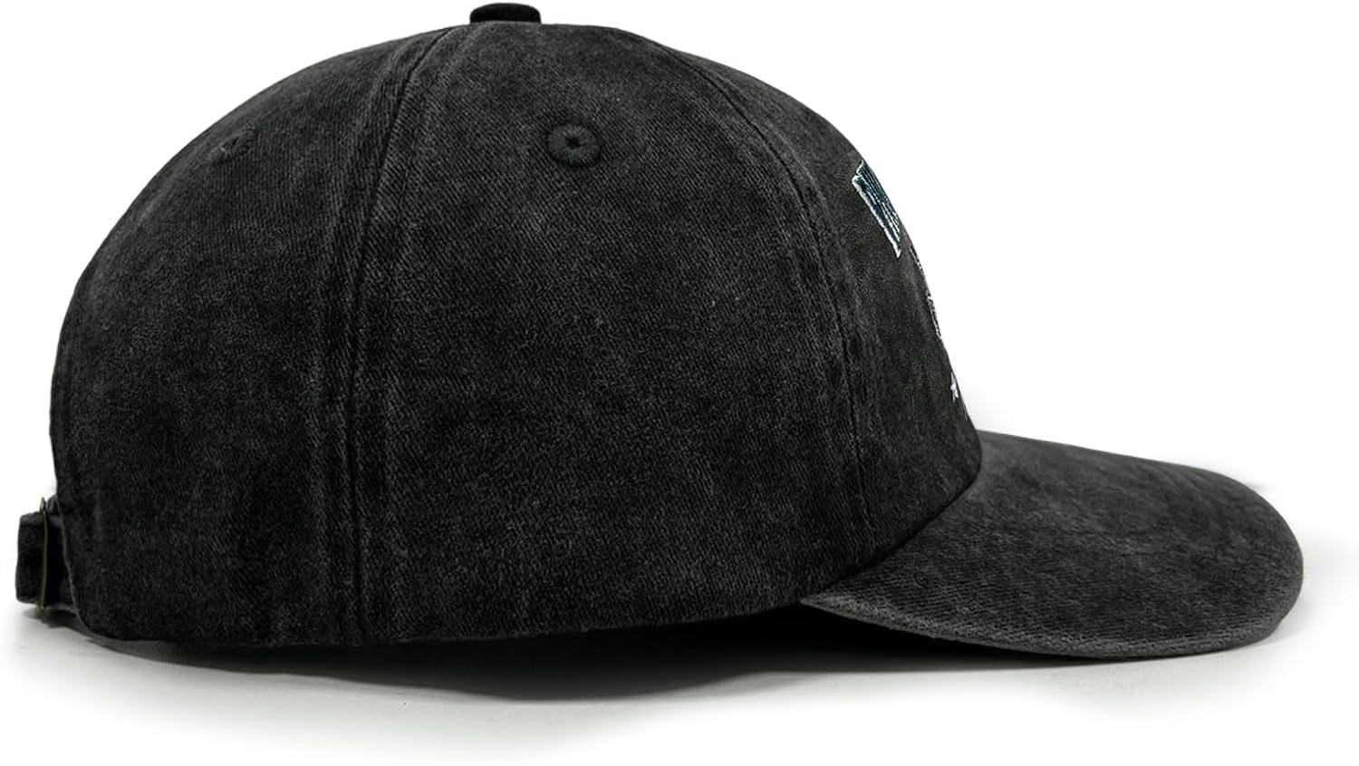 Embroidered City Football Hat, Adjustable Unisex Cotton Baseball Cap, Vintage Washed Cotton Denim Fan Cap for Men Women - Image 3