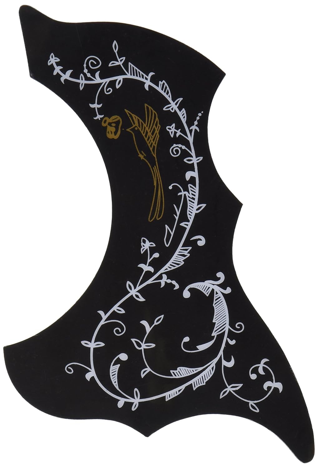 Gibz's guitar SP-HBPG 001 Acoustic Guitar Pickguard Scratch Plate Hummingbird Pattern Black High Quality