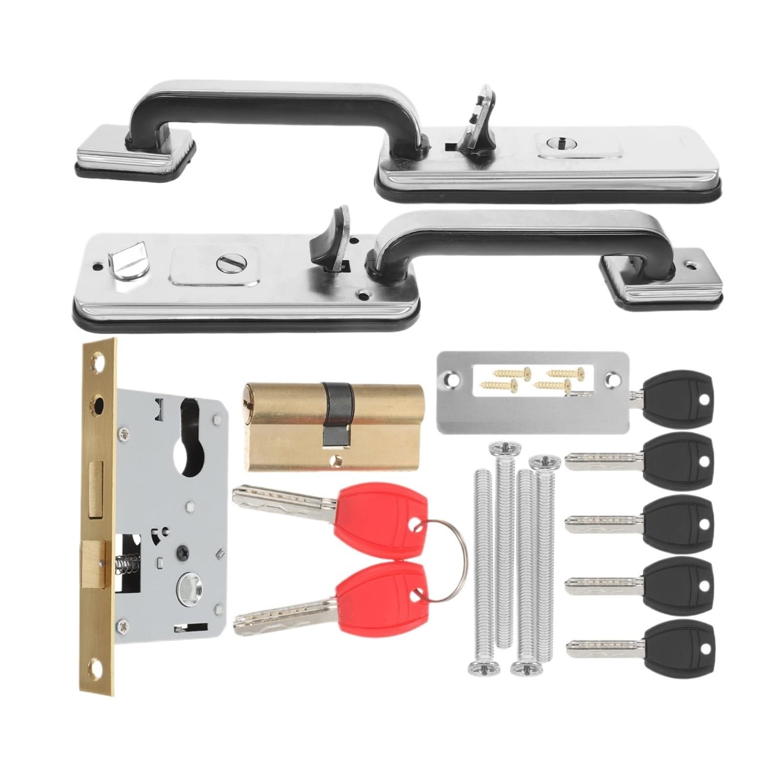 Poignée porte antivol acier inox robuste
