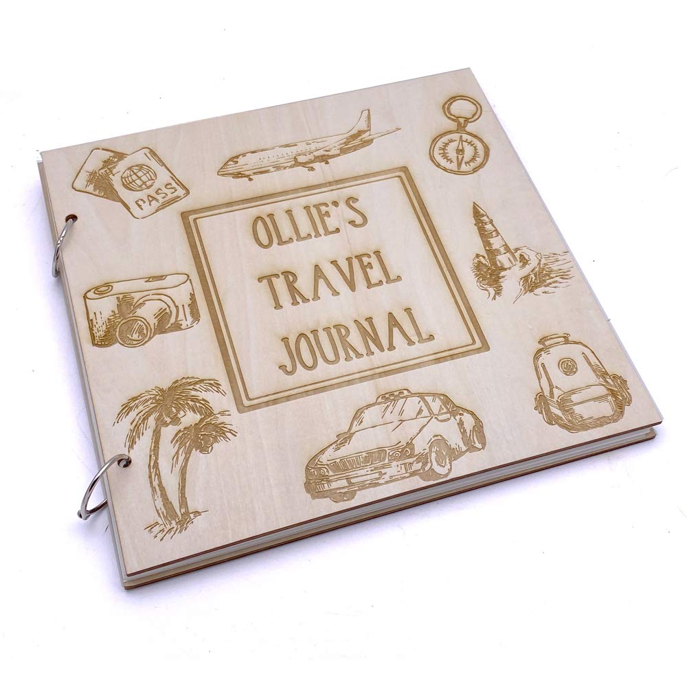 Personalised Travel Journal Photo Album Large Scrapbook Keepsake Gift