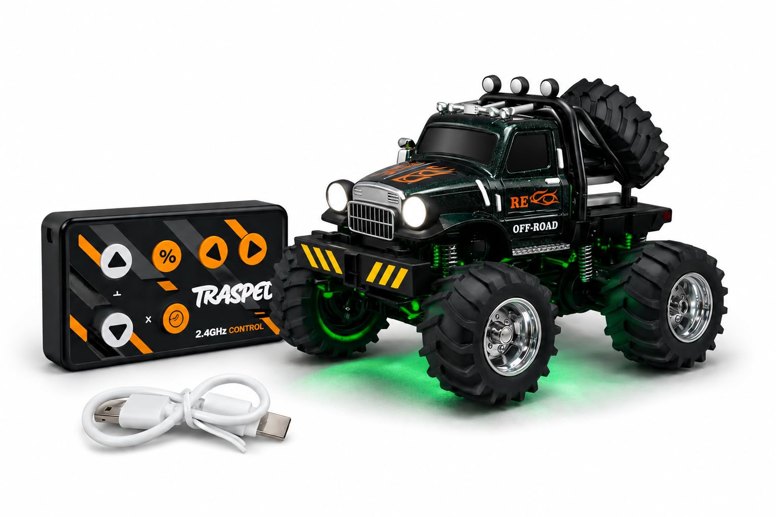 Brand Conquer Mini Rock Crawler RC Car - LED Lights & Remote Control -11 Brand Conquer Mini Rock Crawler RC Car - LED Lights & Remote Control -11