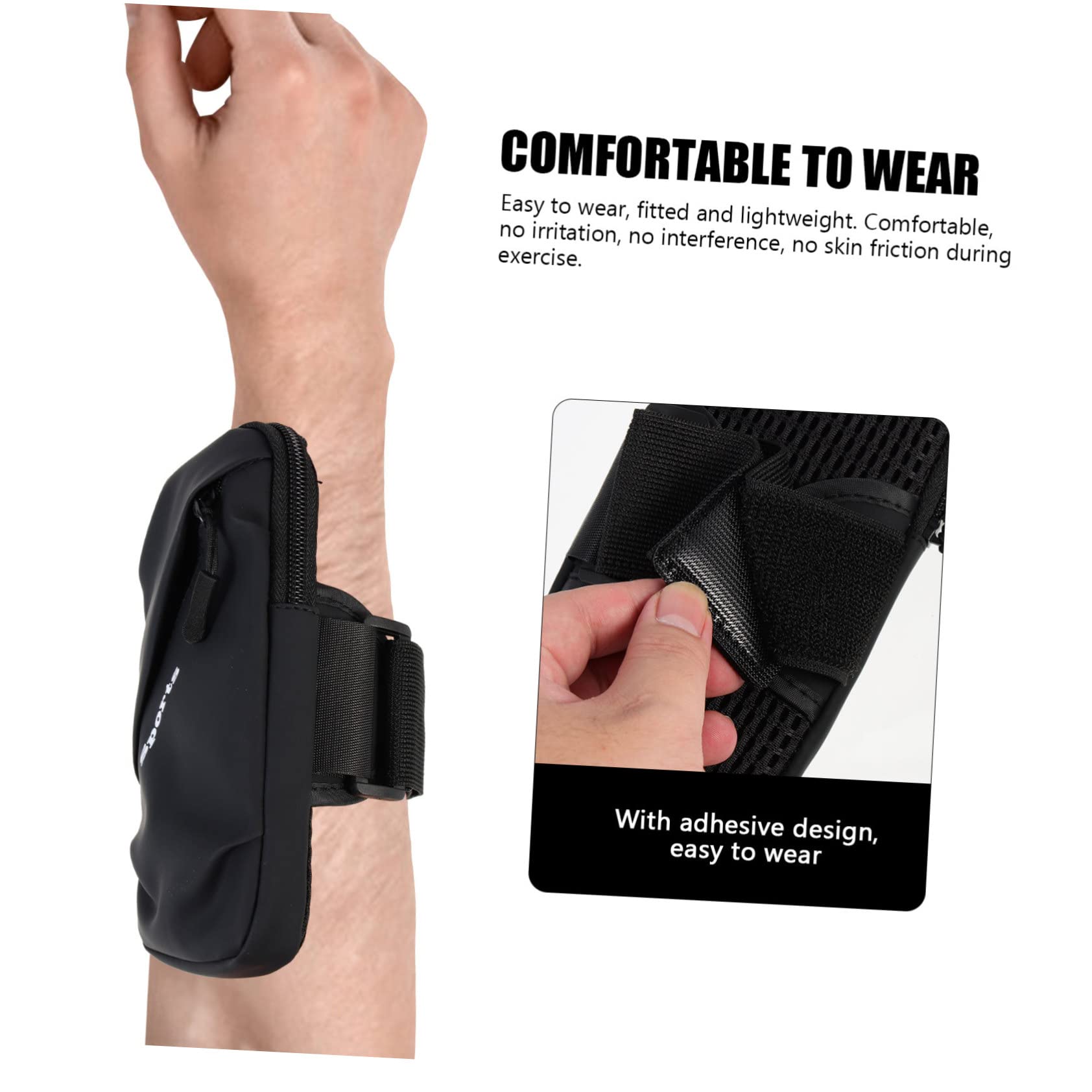 Gatuida 4pièces Brassard De Course Étanche pour Smartphone Pochette Sportive Respirante pour Jogging Et Activités Extérieures Support pour Téléphone