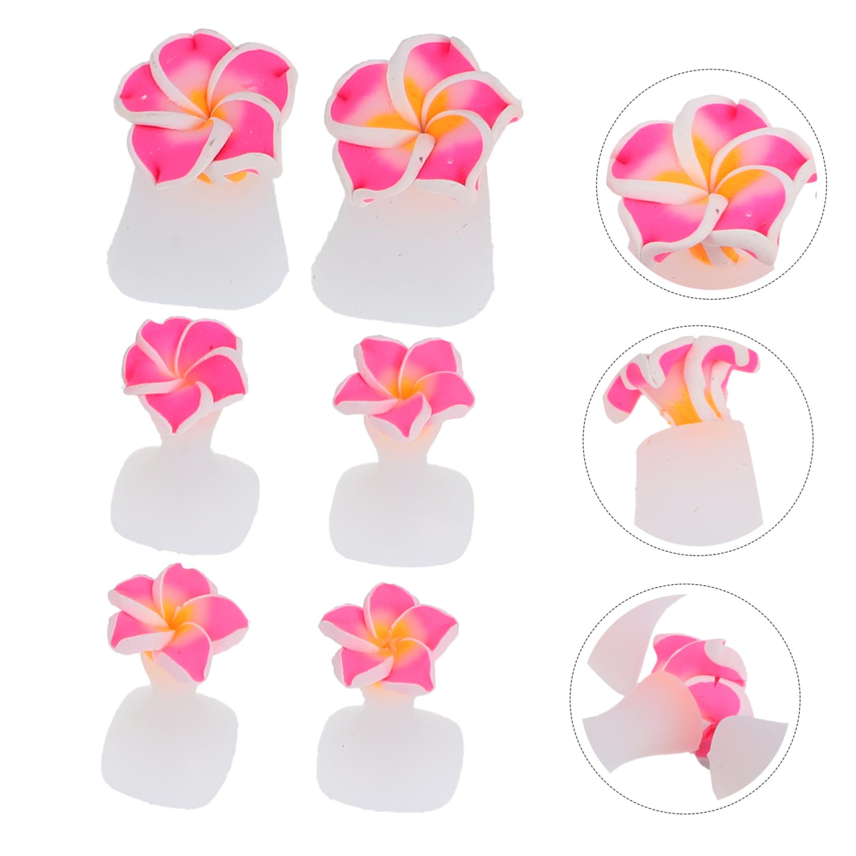 Healeved 12sets Separatori Per Dita Dei Piedi Silicone Da Accessori Per Manicure Art Facili Da Pulire e Confortevoli Per Trattamenti Estetici e Pedicure Professionali