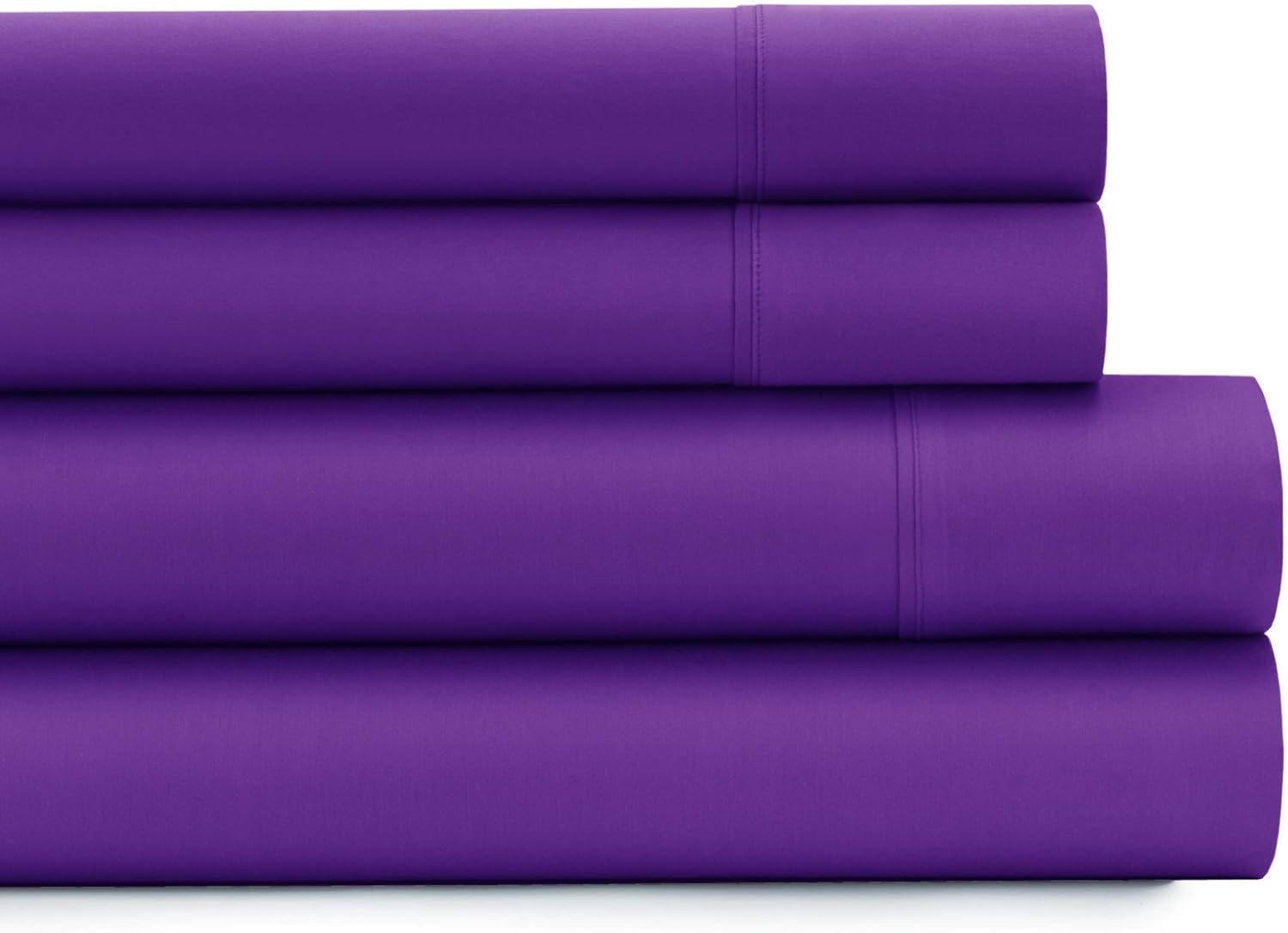 JESIRA Extra Deep Pocket Sheets - King Size Sheet Set - 4 Piece 850 Thread Count 100% Egyptian Cotton Extra Deep Pocket Fitted Sheet - Easily Fits 18-21 inch Mattress (King, Red)