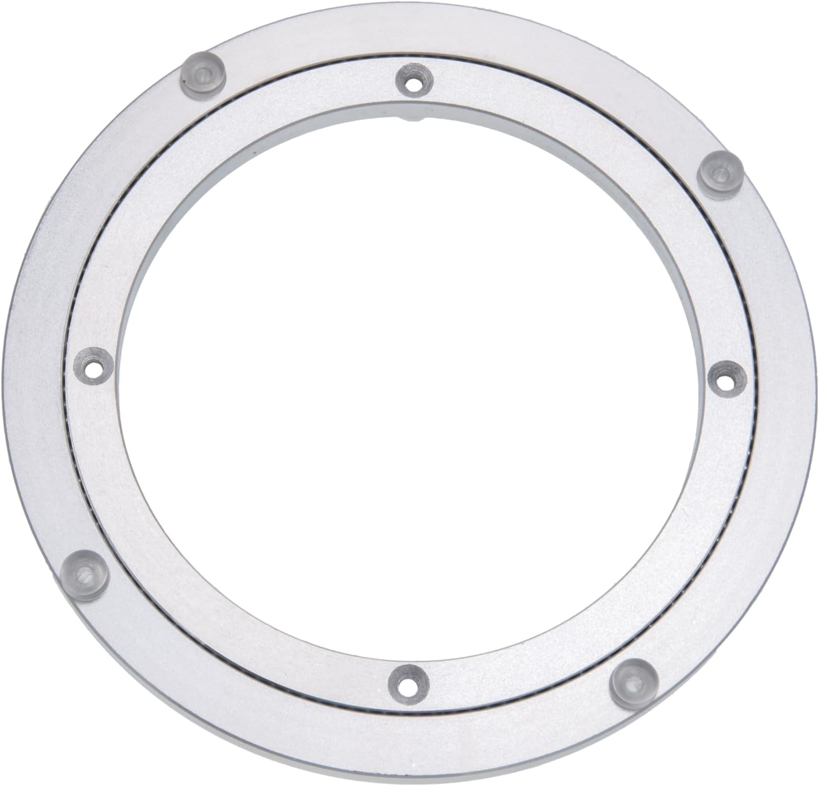 Aluminum Heavy Duty Lazy Susan Rotating Turntable Bearing Swivel Plate Hardware for Dining-Table (8 inch)