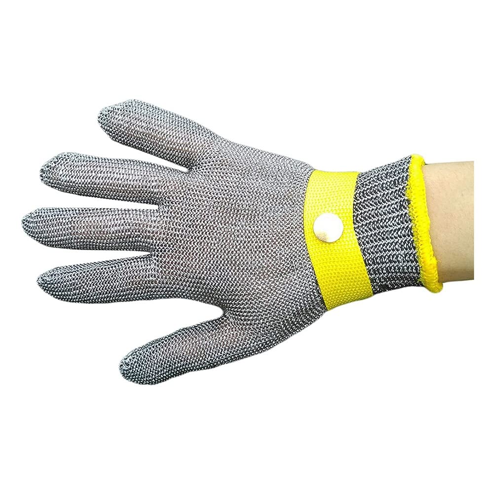 Guantes Anticortes, Guantes Resistentes a Cortes para Chef, Carnicero, carpintería, jardinería, Seguridad, Antideslizantes y fáciles de Limpiar.