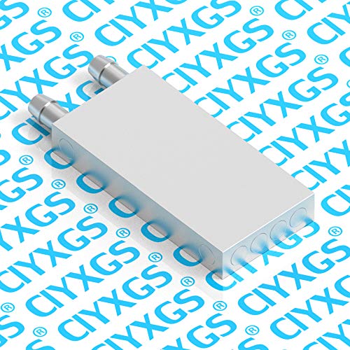 Miniatura 5 de Bloque de refrigeración por agua de aluminio, placa de agua fría líquida, disipador de calor, cabezal intercambiador refrigerado por agua,