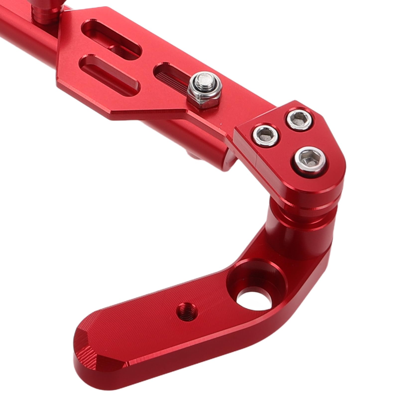 Zerodeko Guidon De Rallonge Avec Vis Adaptée Véhicules Rouges Support Téléphone Guidon Accessoires Scooter Installation Rapide Confort Conduite Stable Barre Équilibrage