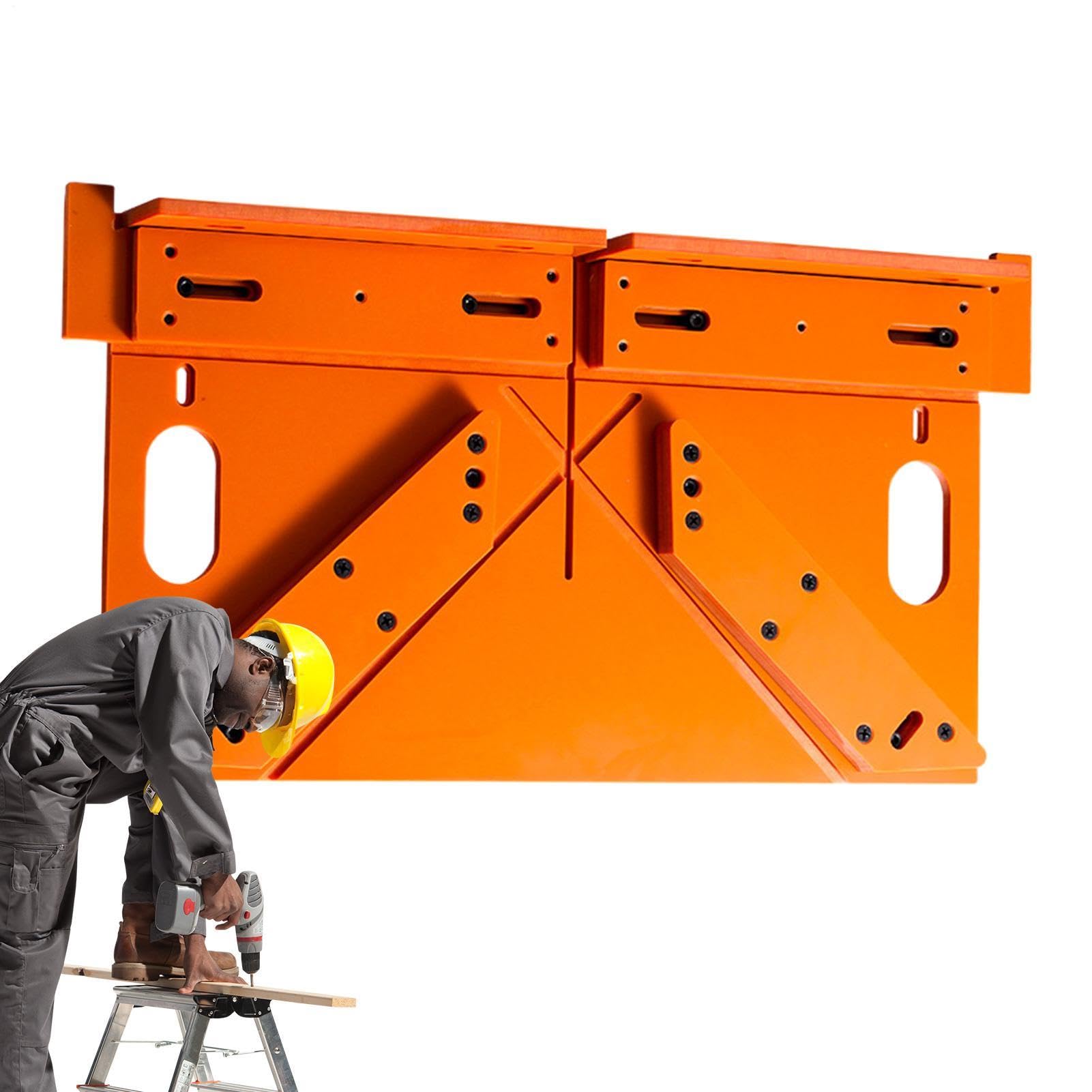 Guida di Taglio per Zoccolo Porta Assistente 45/90 Gradi per Taglio Infissi | Attrezzo Layout Falegnameria Per Falegname Ebanista