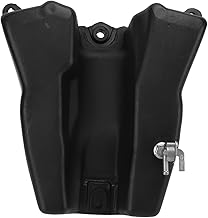 Fuel Tank, Gas Fuel Tank, Black Dirt Pit Bike Fuel Tank with Lid Replacement, Compatible XR50 CRF50 SR70 SR70B SR70c SR110