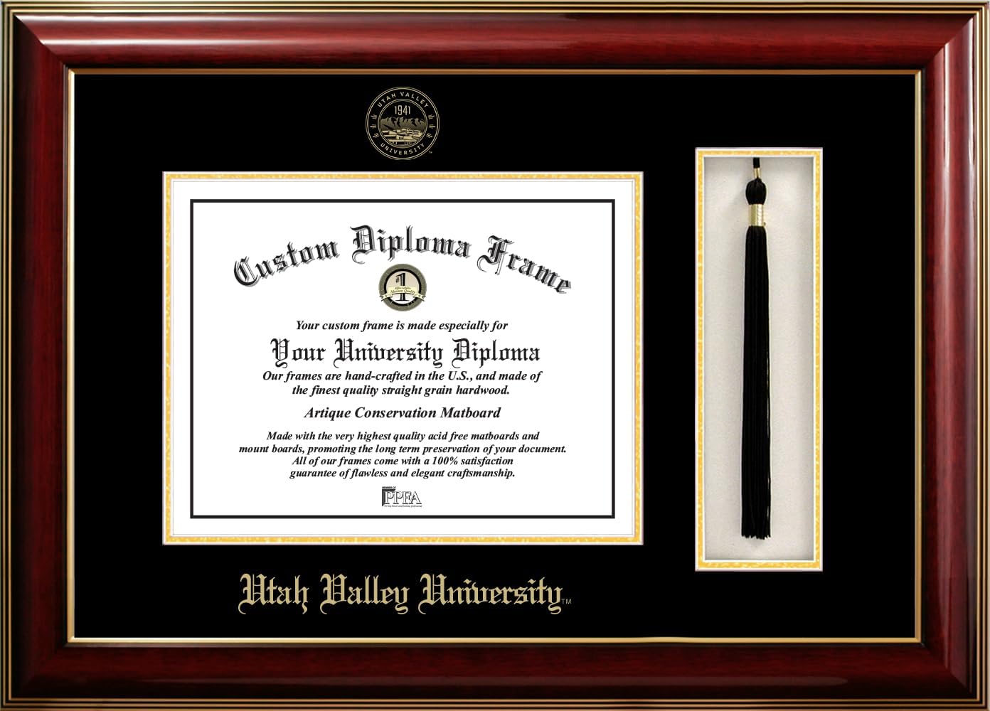 Campus Images Utah Valley University Classic Diploma + Tassel Box Frame