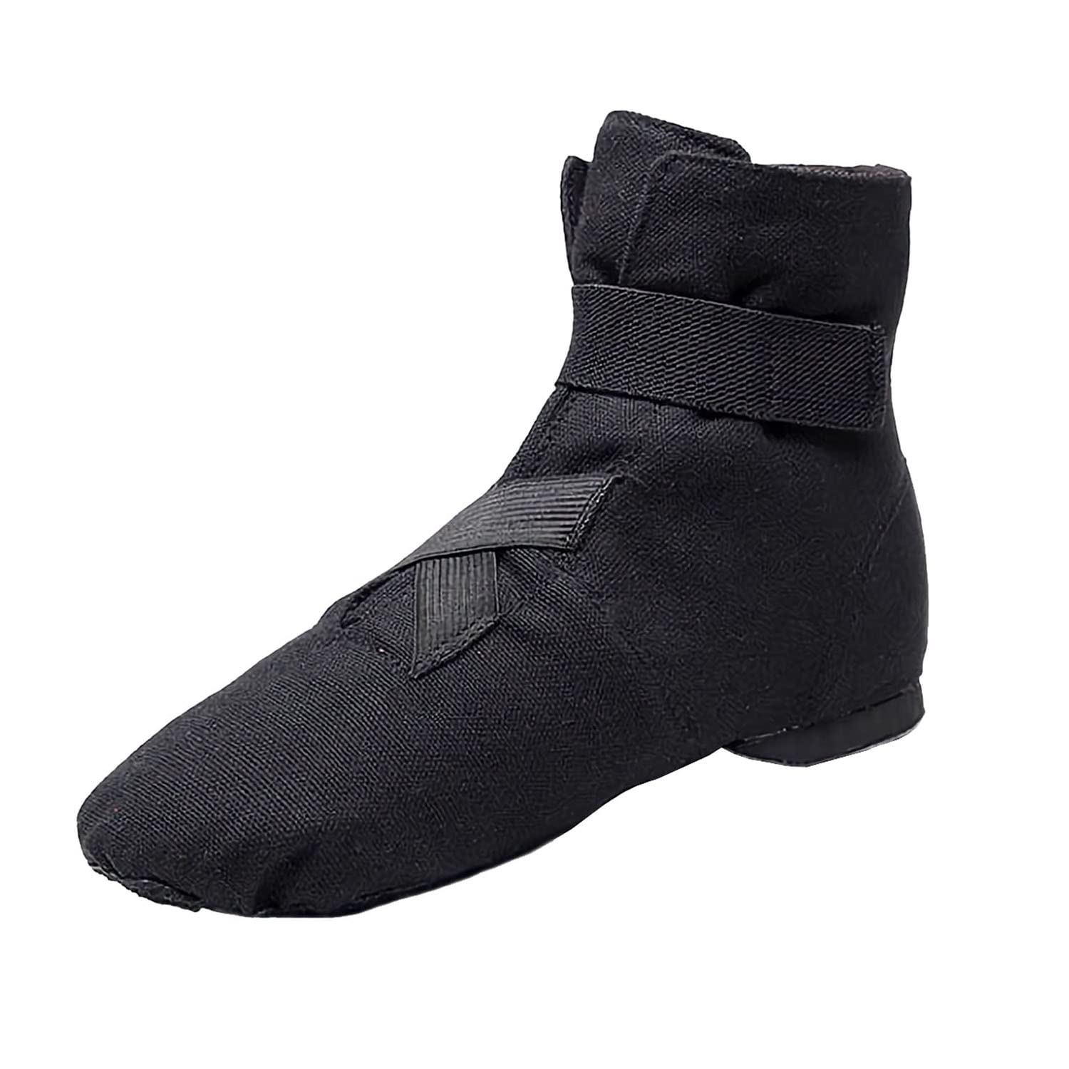 Modernes Chaussures de Jazz Danse Chausson de Ballet Boot Semelle Souple Yoga Gymnastique Split Plate Ballet Doux Toile Chaussons pour Femmes