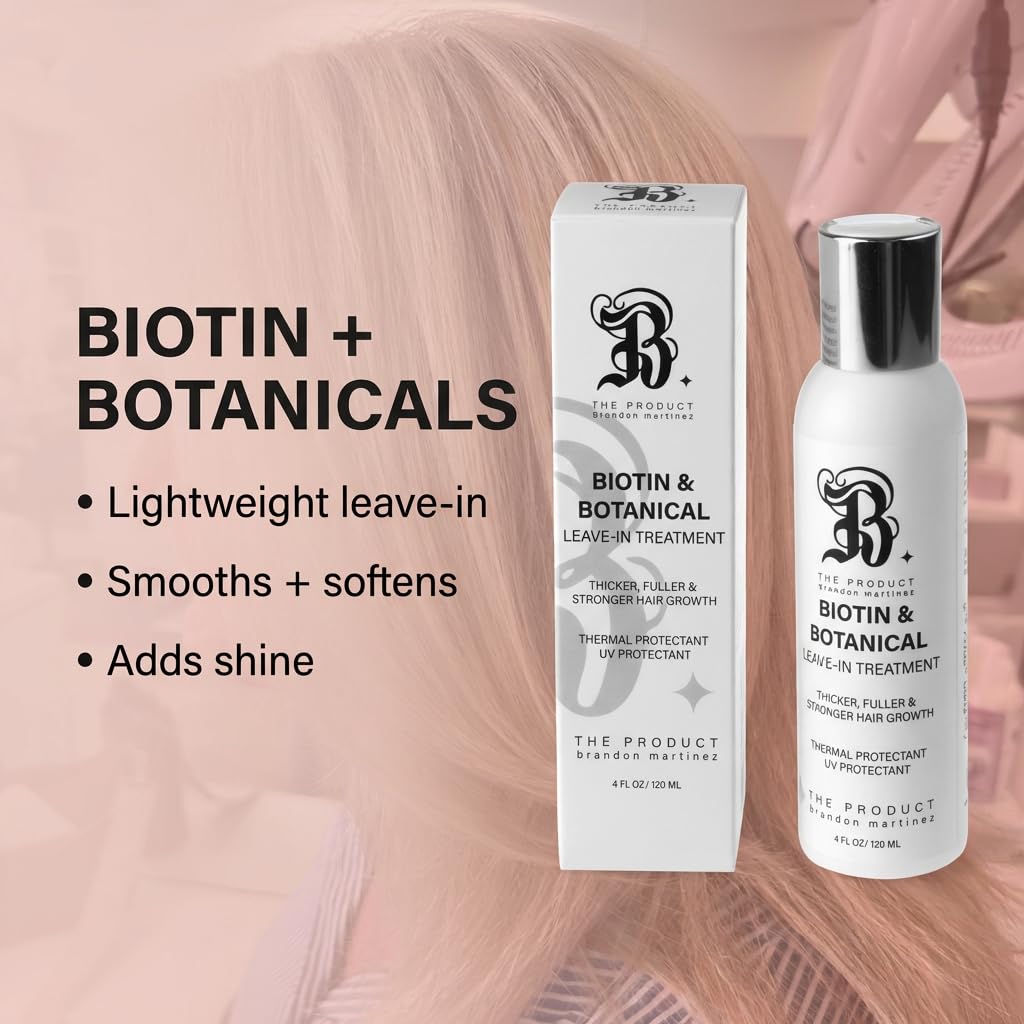 Biotin Treatment for Damaged Hair, High Potency Biotin promotes Hair Growth, Deep Sleep, Blowout's Best Friend, Fresh Scent, 4 oz, Unisex