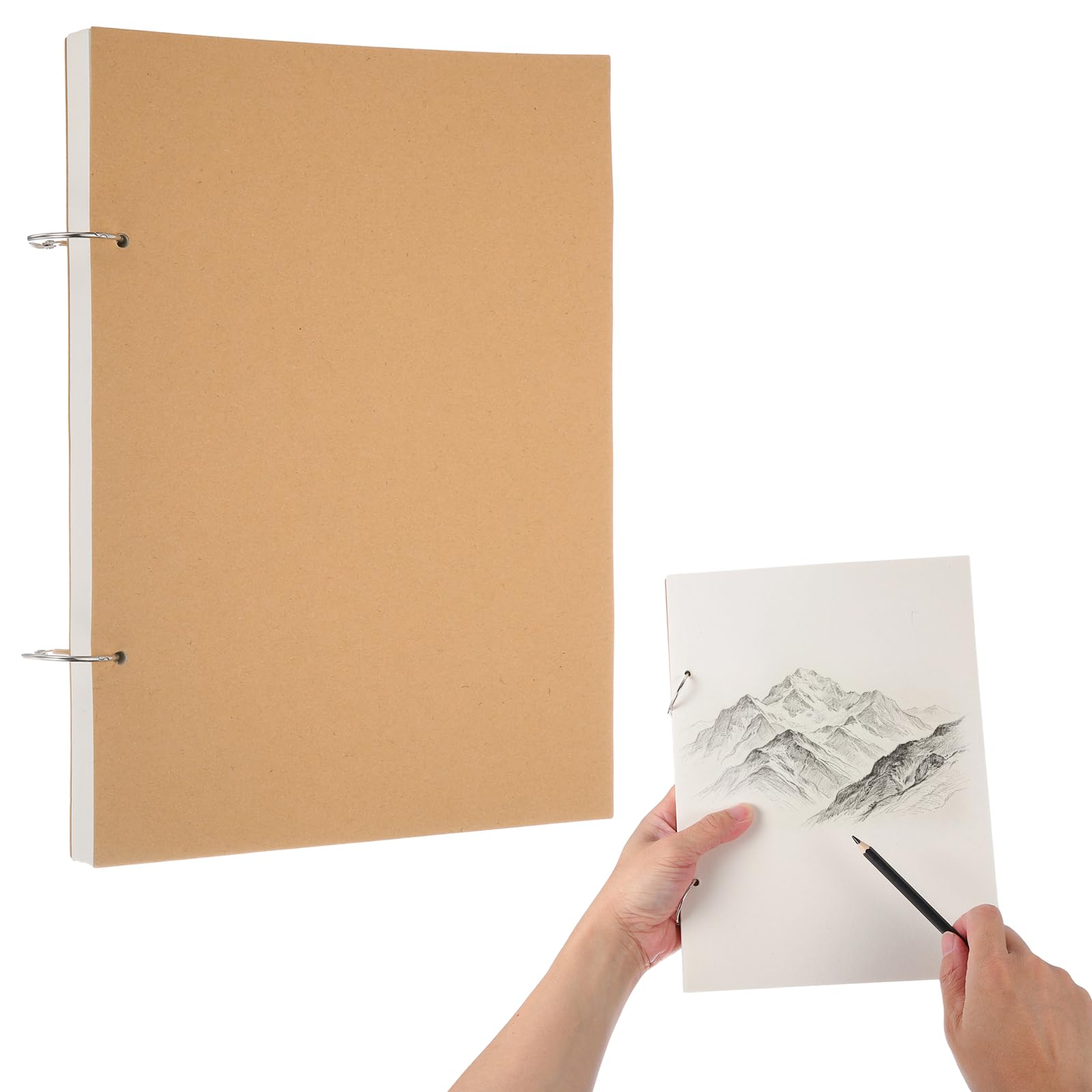 MECCANIXITY Cuaderno de dibujo de hojas sueltas A4 de 11.4 x 8.3 pulgadas
