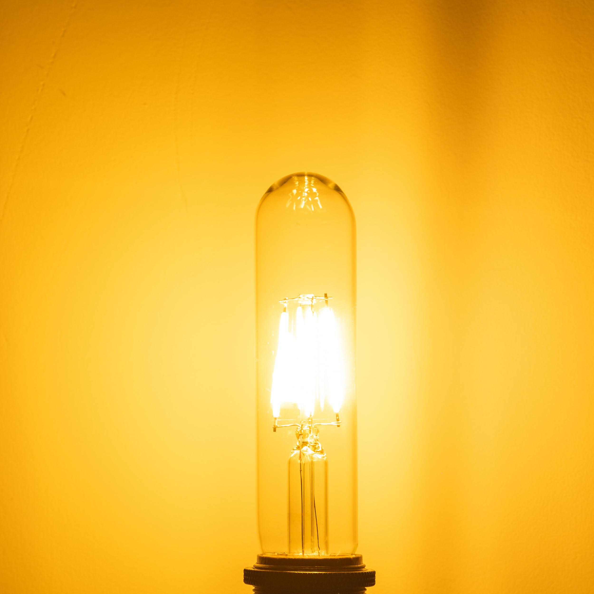 T10 Tubular Led Bulbs 60w Equivalent Dimmable 5 25 Inch Led Tube Bulb E26 T30 Edison Tubular Clear — view 9