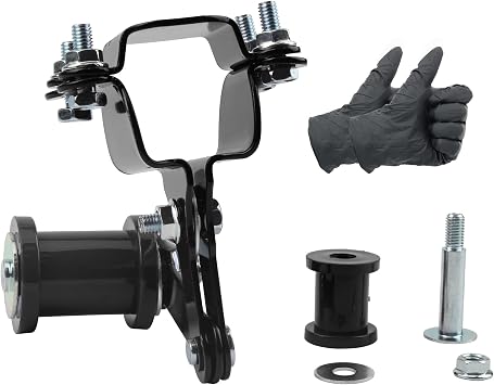 Motorcycle Chain Adjuster Tensioner Guide Roller Compatible with ATV Quad Dirt Pit Bike 4 Wheeler Go Kart Black