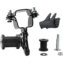 Motorcycle Chain Adjuster Tensioner Guide Roller Compatible with ATV Quad Dirt Pit Bike 4 Wheeler Go Kart Black