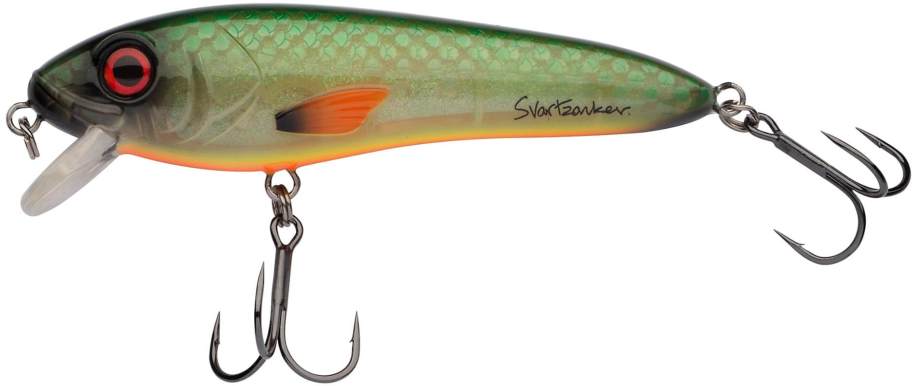 Abu Garcia Svartzonker McCelly Fishing Lure | Realistic Hand-Painted Design | Equipped with Strong Berkley Fusion19 Treble Hooks | Predator Fishing, Pike - 90g | 170mm - Fire Carp