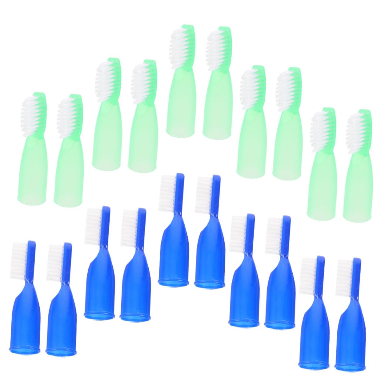 Didiseaon 100pezzi Mini Spazzolini Per Detenuti Spazzole Piccole Per Prigione Design Anti-self-harm Per Strutture e Psichiatrici