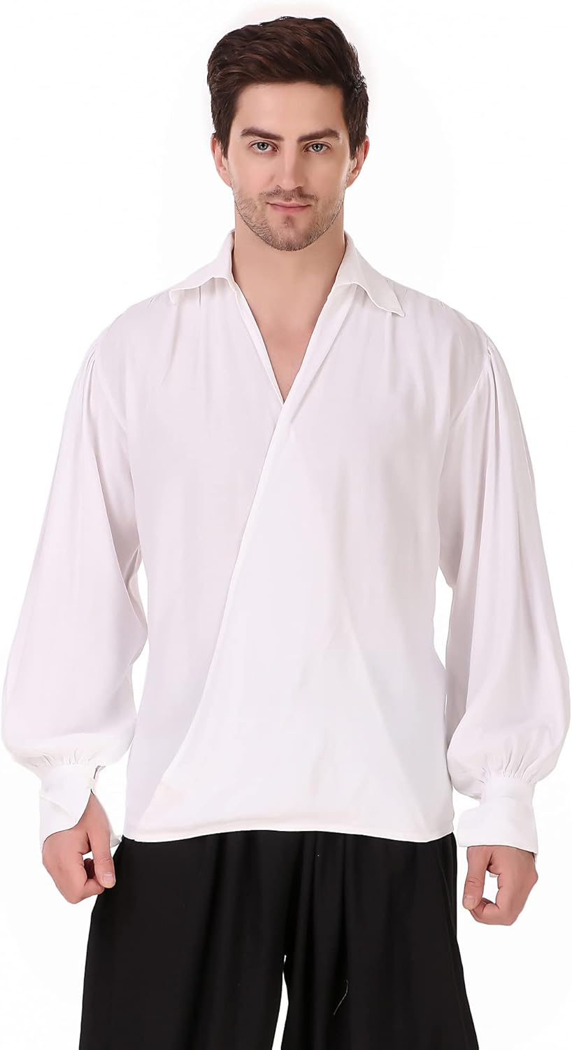 BoheeWohee Gothic Renaissance Medieval Cosplay Rayon/Cotton Costume Pirate Shirt