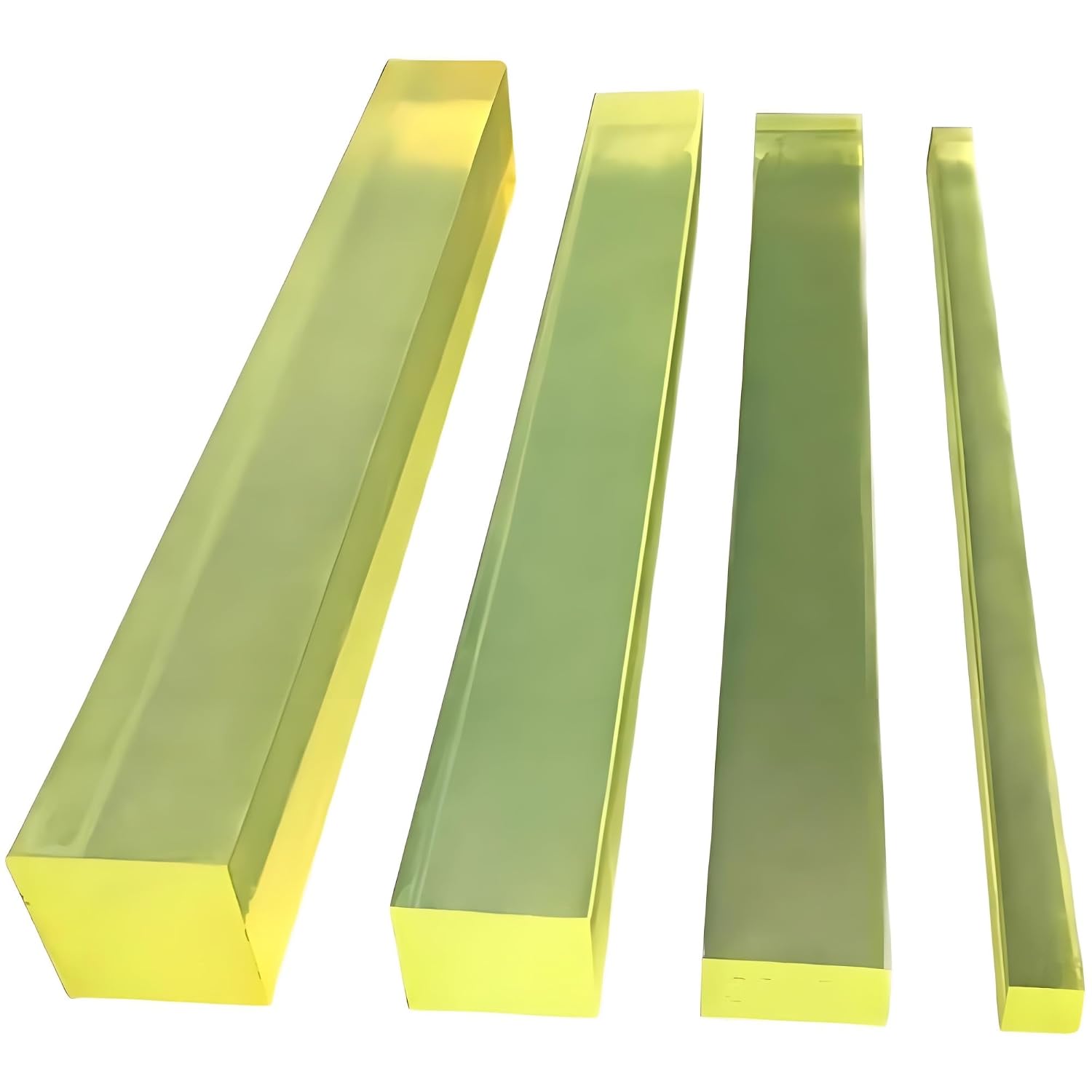 1Pcs Solid Polyurethane Square Bar Width 15-50mm, High Elastic Rubber PU Square Bar Construction Machinery Shock Absorbing Rod Sticks(25 * 30 * 500mm)