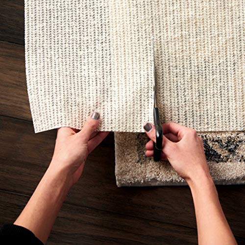 Image of Nourison ALK02 Anchorlock Non Slip Area Rug Pad 5'5 inch x 7'11 inch, Ivory