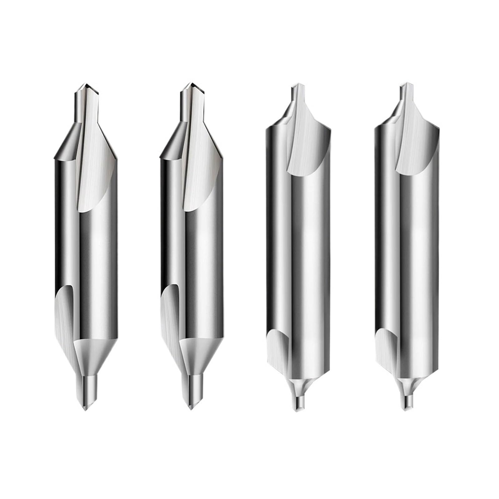 Juego de brocas de centrado Brocas centrales de carburo, avellanadores de 60 grados, taladros angulares de Metal tipo A CNC, 1 ud.(D6xD12x75L)