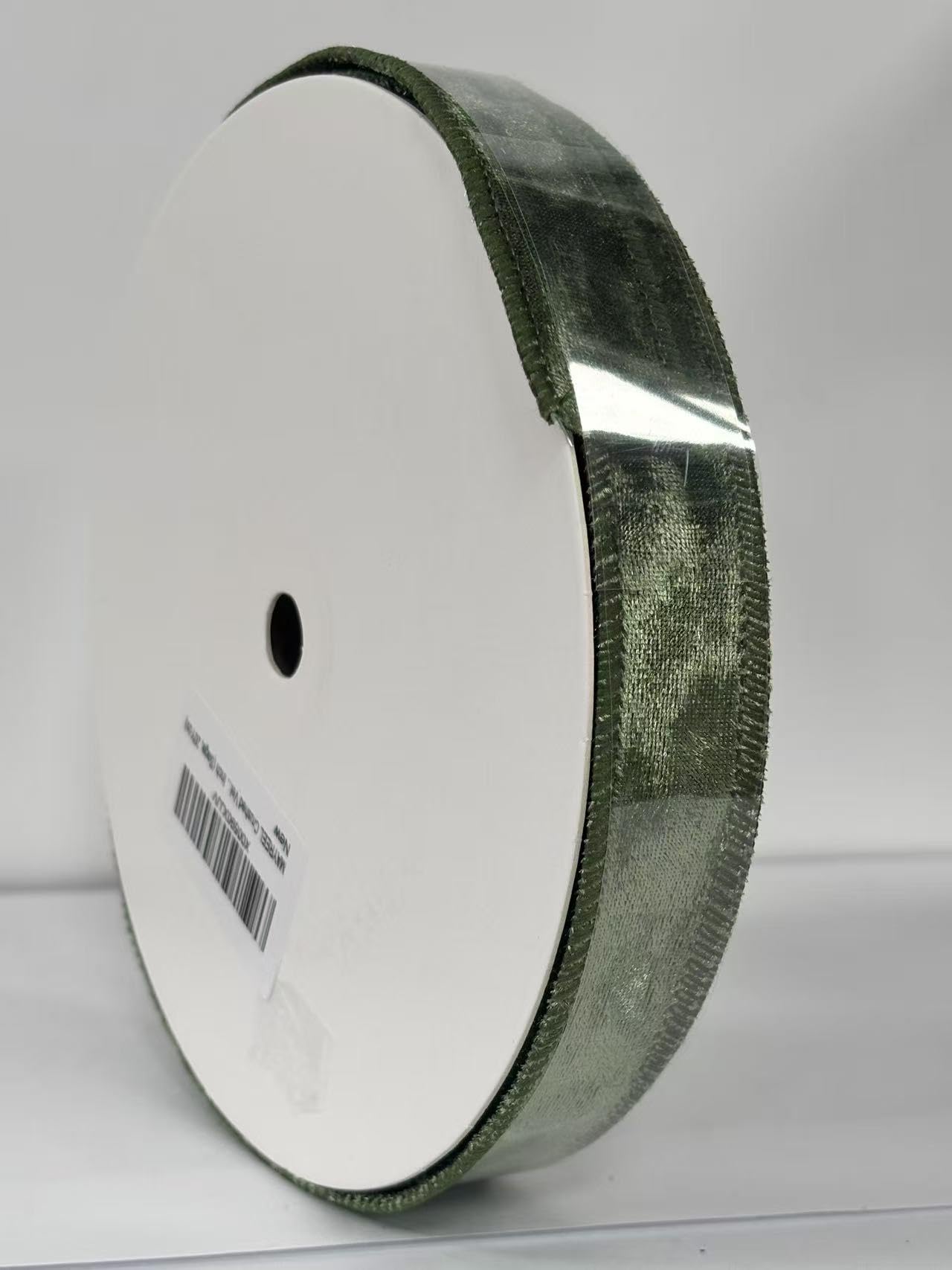 MAYREEL Sage Green Crushed Velvet Wired Ribbon 1 Inch 20 Yards