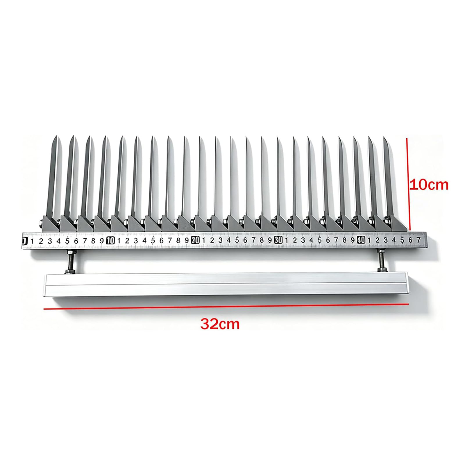 Verstellbarer Tofu-Schneider, manueller Gitterschneider, abnehmbare Klinge, Lebensmittelblockschneider, 2,1–4,2 cm Abstand, für weiche Lebensmittel wie Tofu, Gelee, Eier