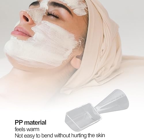 Miniatura 2 de 10 Uds. DIY máscara facial taza de medición multifuncional precisa máscara facial cuchara máscara facial herramienta de mezcla con escala para el