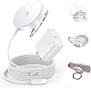 Apple MFi Certified]6FT Magnetic Wireless Charger,15W iPhone 17 Fast MagSafe Charger with Kickstand,Apple USB C Block QC 6Feet Charging Pad for iPhone17 Air171615141312PlusProPro Max,AirPods