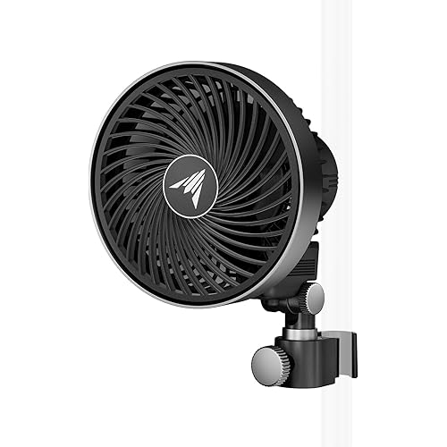 AC Infinity CLOUDRAY S4, Ultra-Compact Grow Tent Clip Fan 4”, Precision 10 Dynamic Wind Speeds, 10-Level Oscillation, Weatherproof IP-54, Specialized High-Velocity Circulation for Small Grow Spaces