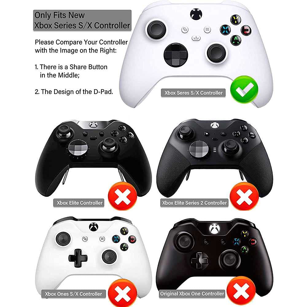 OcioDual Custodia Protettiva in Silicone Compatibile con Controller XBox X/S Water transfer Multicolore Antiurto Antiscivolo