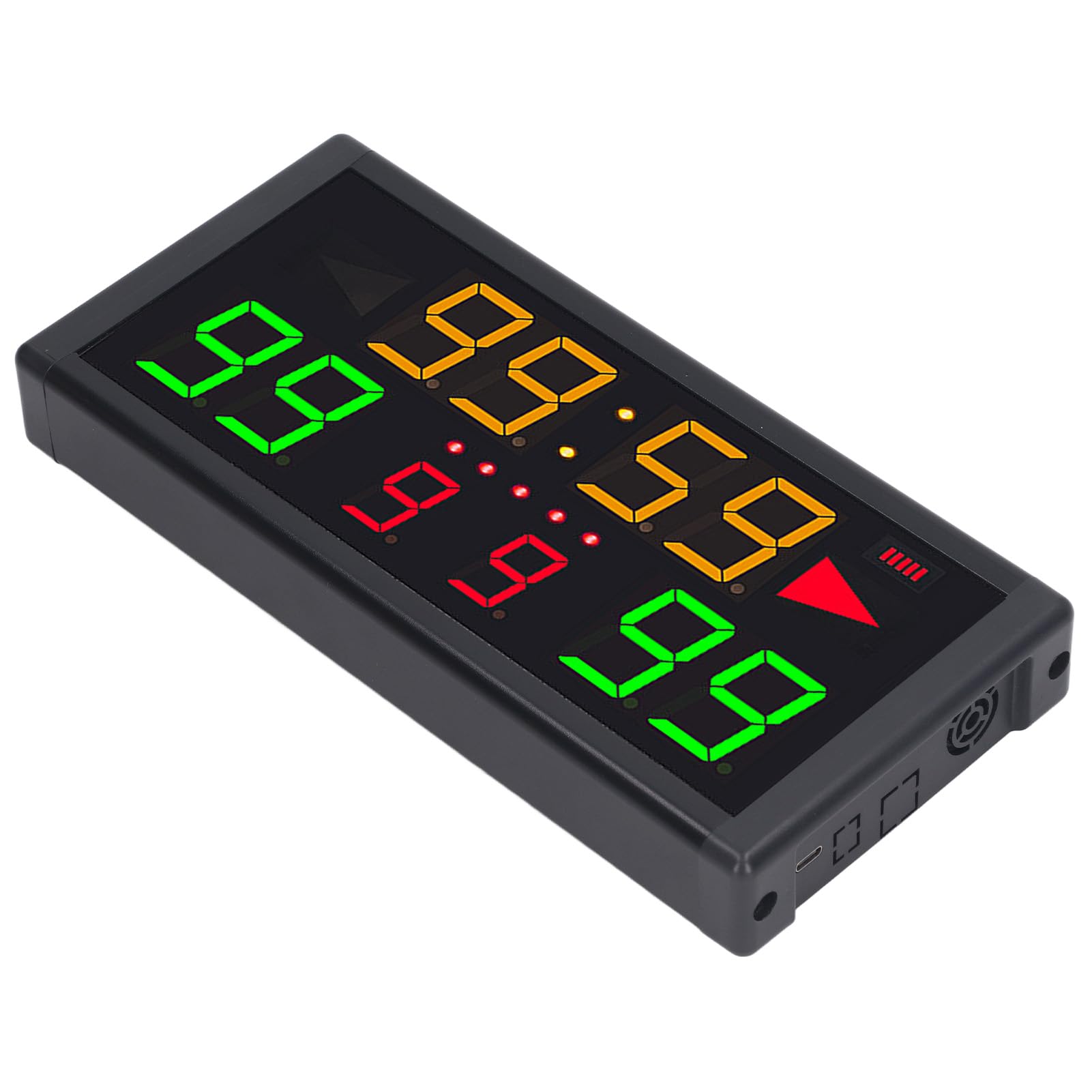 Tabellone Segnapunti, Score Keeper LED a 10 Cifre con Telecomando e Display Elettronico, Contatore Punti per Allenamento, Partite e Giochi Sportivi con Palla in Palestra