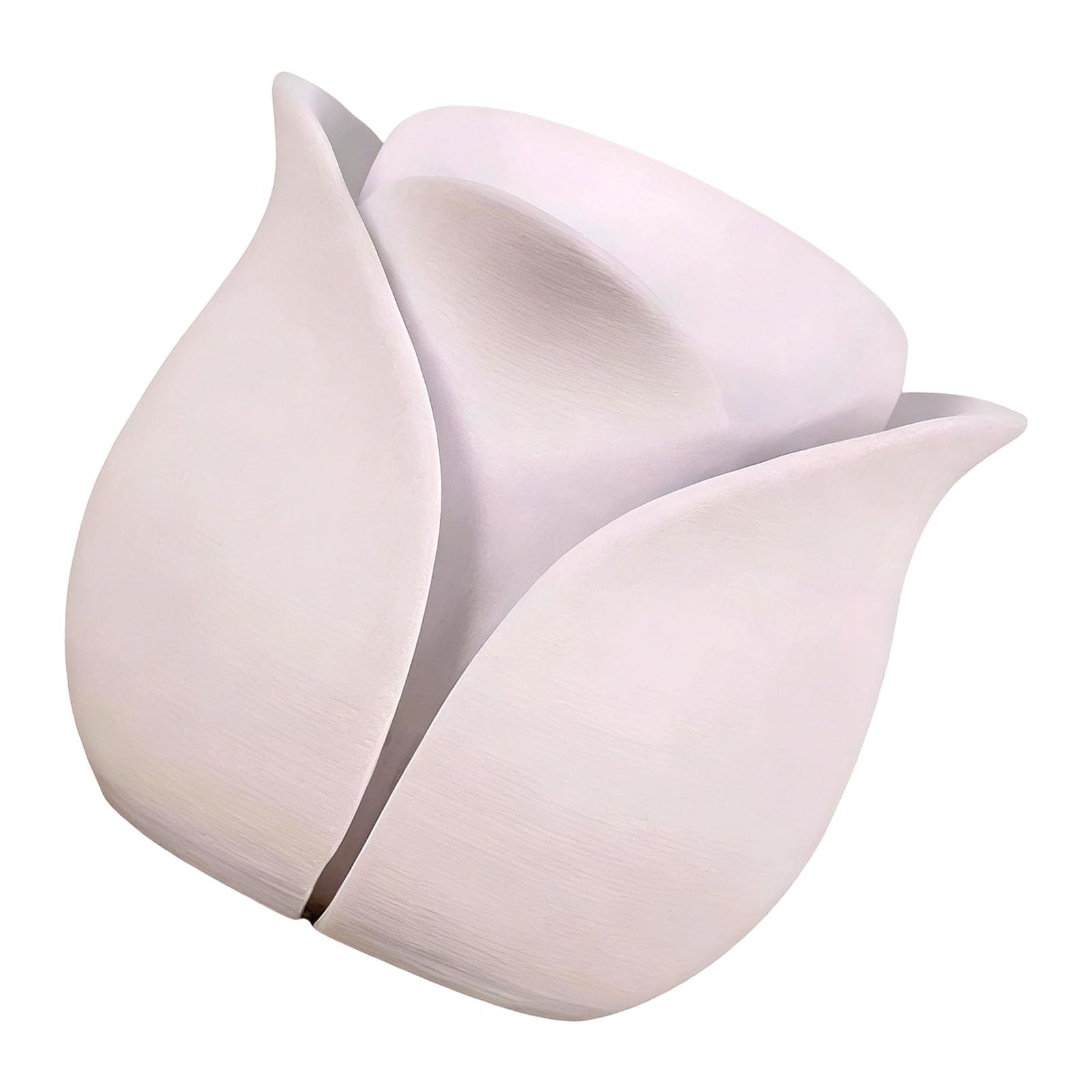 Kaeltsyn 3D Printed Rose Petal Design Plant Pots with Drainage Hole Succulents Cactus Planter for Indoor and Outdoor Decors Pots
