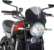 Puig プーチ ビキニカウル RETRO SEMI FAIRING スクリーン Puig プーチ レトロ フェアリング スクリーン部カラー：ダーク