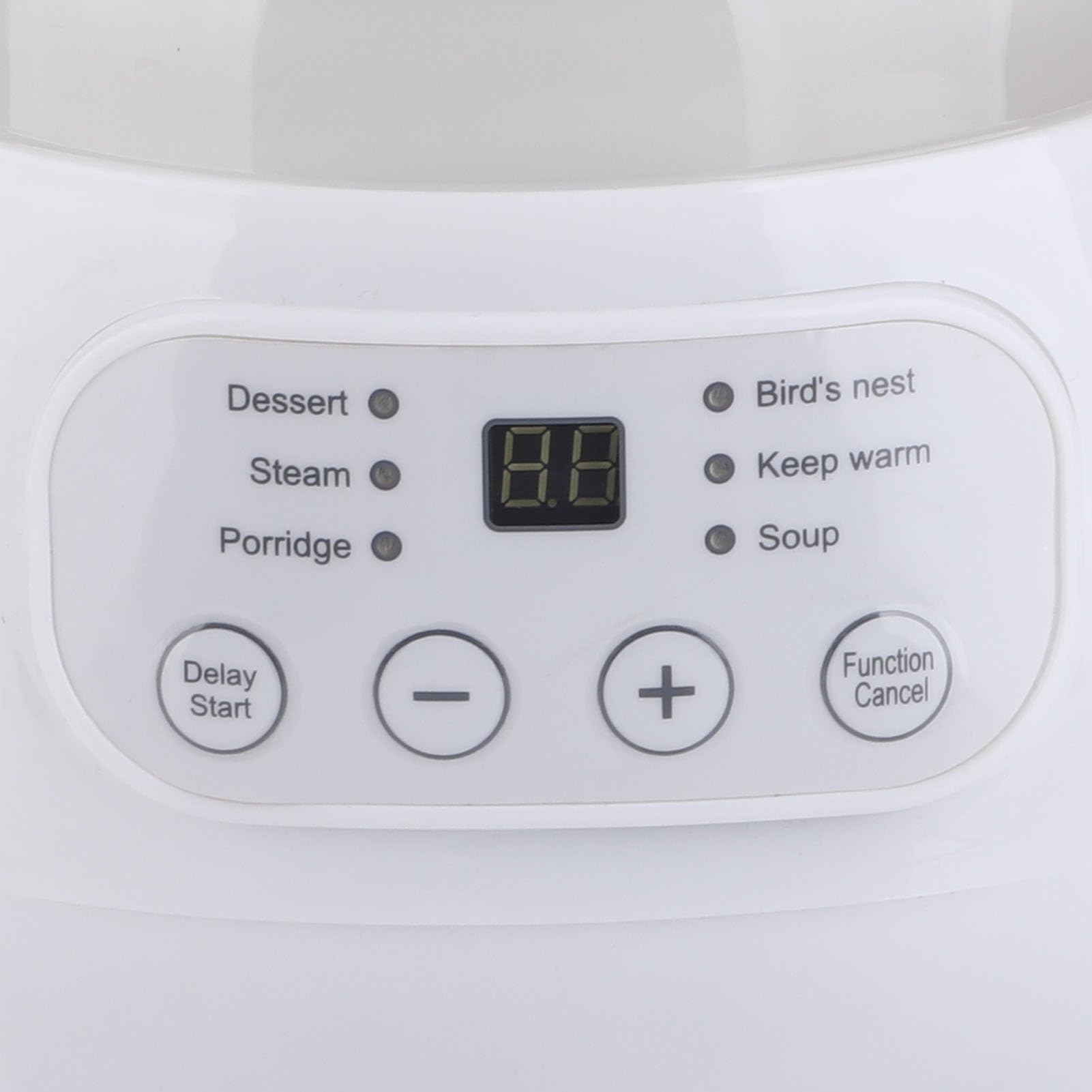 Olla eléctrica para estofado de 1 litro, olla de cocción lenta, cocina eléctrica para estofado, revestimiento de cerámica con tapa, cazuela de cerámica para estufa, gachas de avena y sopa de 7