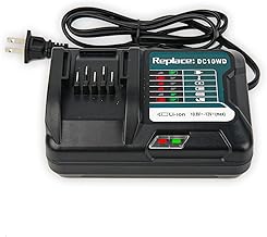 Ladegerät für Makita Li-ion 10.8V-12V DC10WD 1.5A, PDstation Ladegerät 12V kompatibel DC10SB DC10WC für BL1015 BL1016 BL1021B BL1041B Schnellladegerät（EU-Stecker）