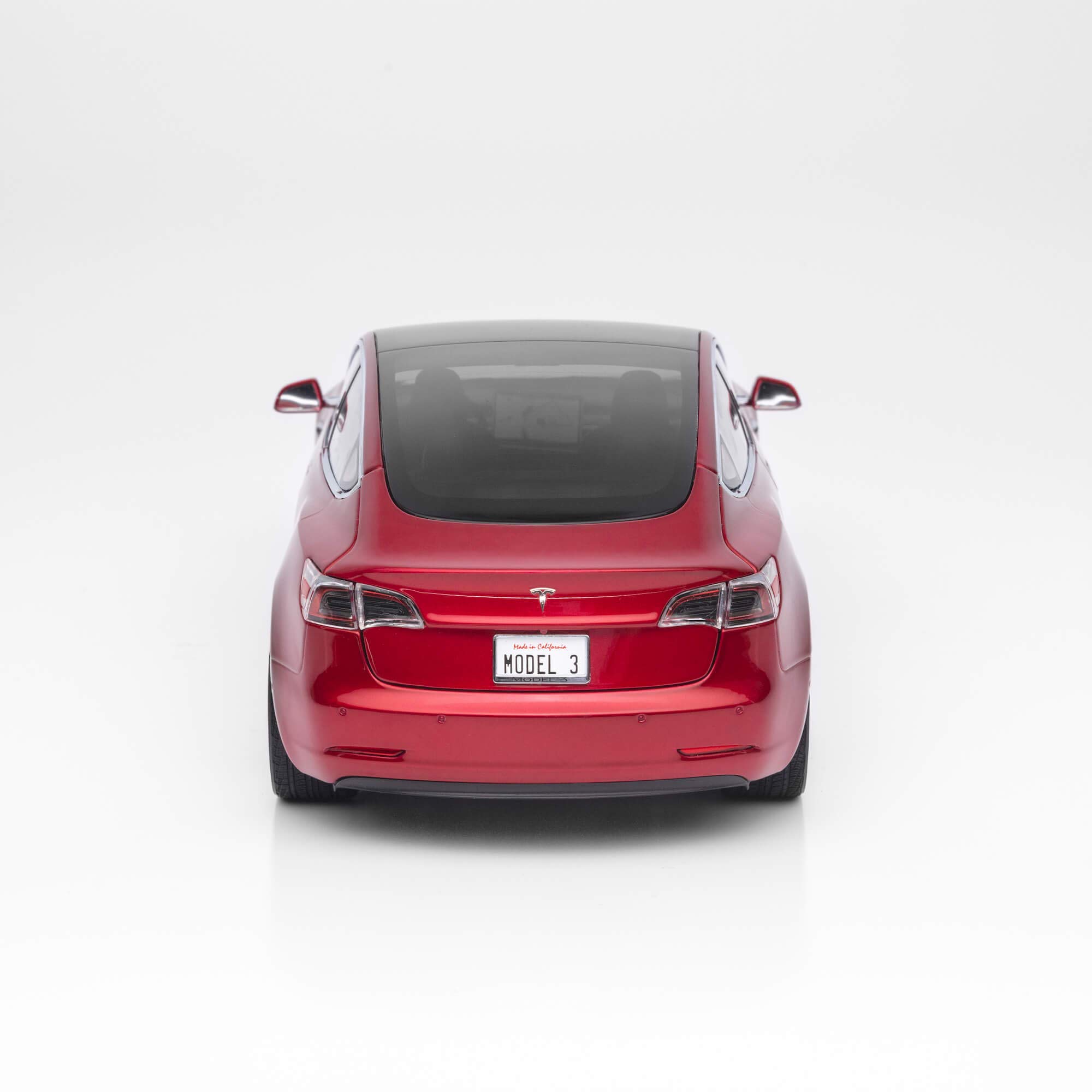 自動車 Tesla Model 3 Diacast 1:18 Multi CoatRed Buy Tesla Diecast 1:18 Scale Model 3 - Multi Coat Red Online at