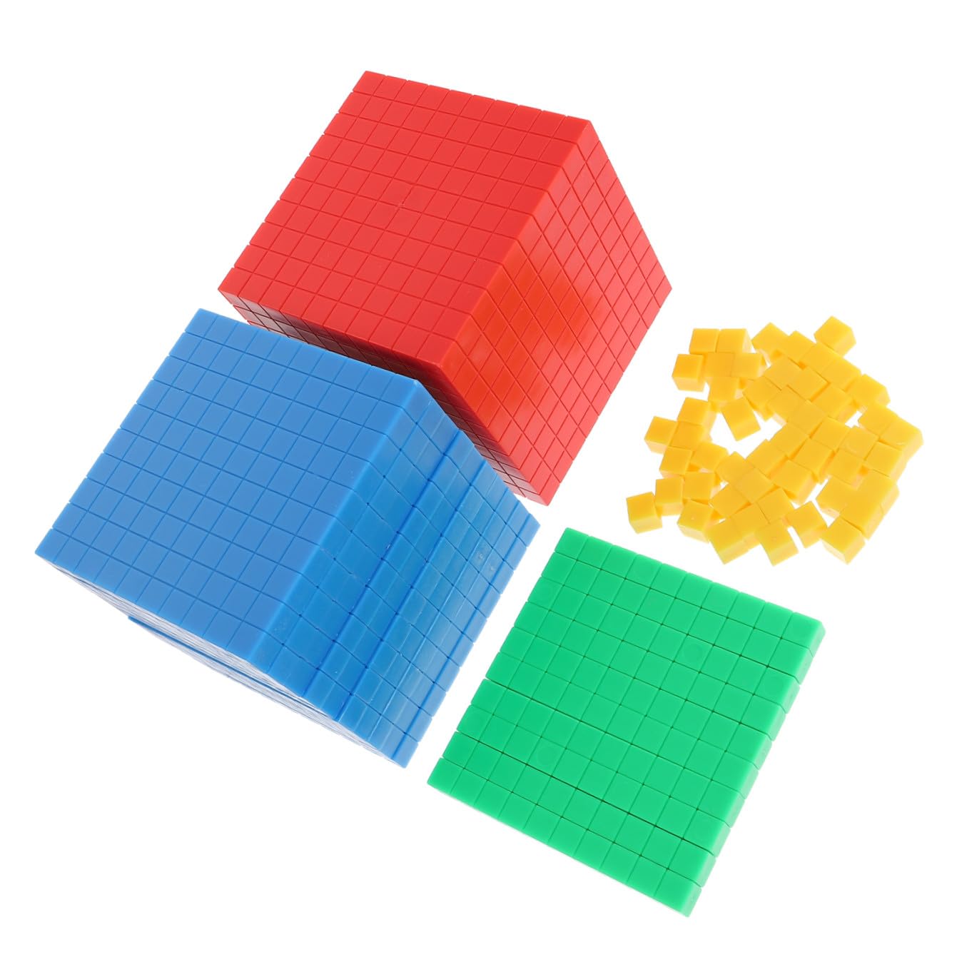 Cubo Conteggio Matematica Plastico per Ragazzo Ragazza | Gioco Apprendimento, Sviluppo Intelligenza e Percezione Spaziale, Articolo Didattico per Scuola